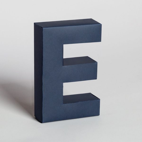 Papertype 3d letters