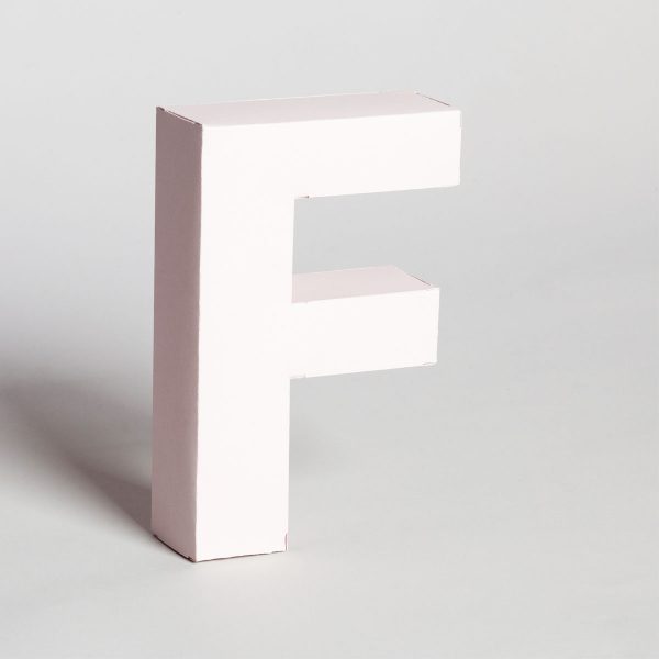 Papertype decorative letters
