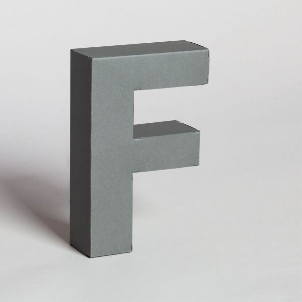 Papertype decorative letters