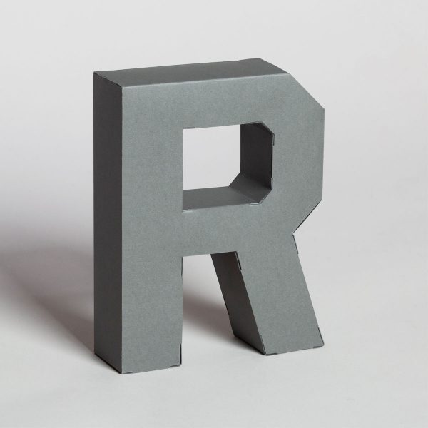 Papertype lettere 3d