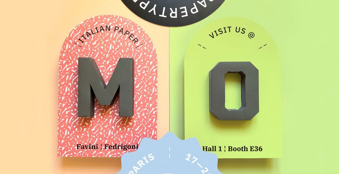 Papertype goes international. Our paper decorative letters presented for the very first time at Maison&Objet fair, in Paris!